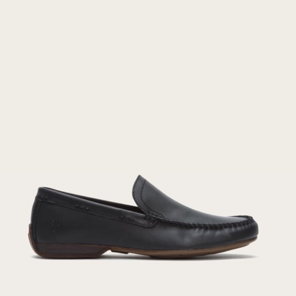 NEW • Frye • Lewis Venetian Loafers Navy Blue - Picture 2 of 7